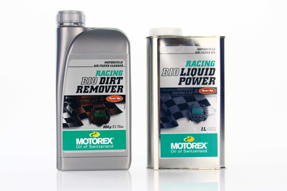 Motorex AIR Filter Cleaner RACING 800g + Motorex Air Filter Oil 1L